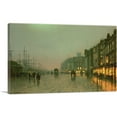 thumbnail image 1 of ARTCANVAS Liverpool from Wapping 1885 Canvas Art Print by John Atkinson Grimshaw - Size: 40" x 26" (0.75" Deep), 1 of 9