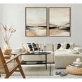 thumbnail image 7 of Kate and Laurel Sylvie Peaceful Landscape III Framed Canvas Wall Art by Amy Lighthall, 31.5x41.5 Gold, Modern Abstract Landscape Art for Wall, 7 of 7