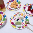 thumbnail image 4 of NUMONE 50 Pcs 7 inch Paper Dessert Plates (Birthday Dots), 4 of 7