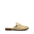 thumbnail image 2 of BURUDANI Women Buckle Backless Flats Mules Slip-On Dressy Casual Loafer Slides Comfort Shoes, 2 of 7
