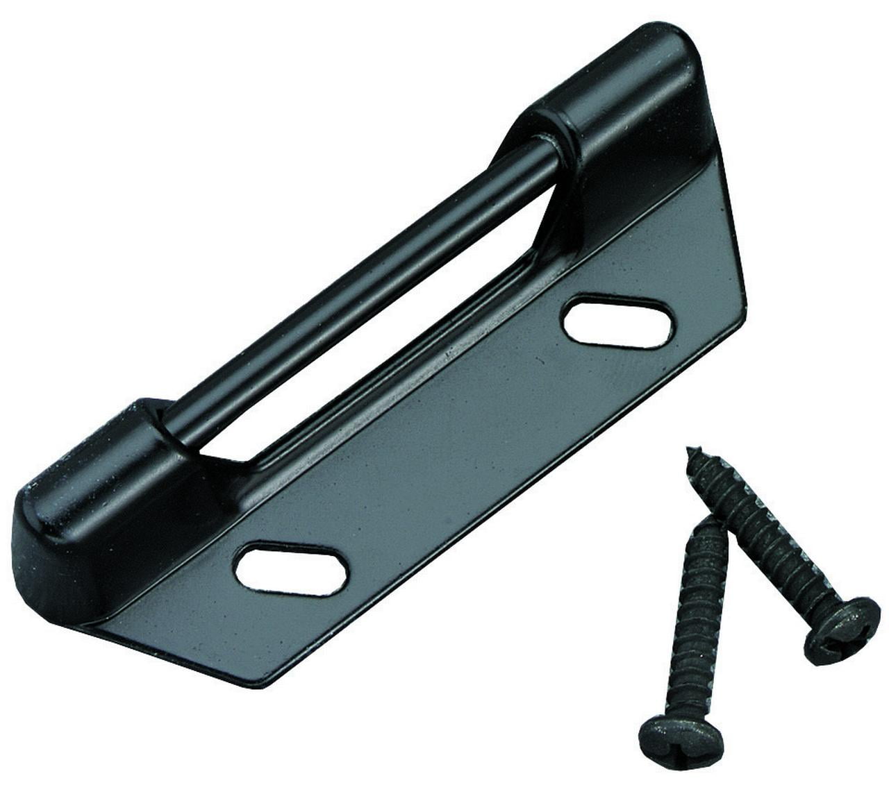New Hampton Wright V777STBL Black Screen And Storm Door Strike Plate