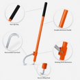 Cant Hook Log Roller, 47 Inch, Aluminum Handle, Heat Treated, Soft Grip ...