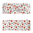 thumbnail image 4 of Balery Strawberries Pattern Baby Headbands Hairbands Hair Bow Elastics for Baby Girls Newborn Infant Toddlers Kids, 4 of 4