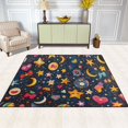 thumbnail image 2 of Yayeee Area Rugs for Living Room 5.2'x4' Indoor Non Slip Washable Bedroom Carpet, Small Space Pattern, 2 of 5