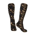 thumbnail image 5 of Lsque Modern Golden Butterfly Printed Crew Socks Men's Women's LightWeight Thin Casual Calf Socks ,Knee High Socks,Cotton Socks, 5 of 9