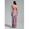 thumbnail image 3 of Vestido Bellabarnetten Eugenia Flower con lentejuelas, sin tirantes, morado, 3 of 9