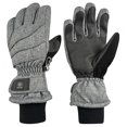 thumbnail image 1 of Gant de Ski d'Hiver Imperméable pour Enfants avec Crêtes (Argent Mélangé, 4-5 Ans), 1 of 2