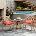 thumbnail image 2 of Costway 2PCS 21" x 21" Patio Chair Seat Cushion Pads Indoor/Outdoor Multicolor, 2 of 9