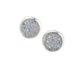 thumbnail image 3 of Youkk Round Earrings Eye-catching Eardrops Fine Electroplating Rhinestone Inlay Ear Studs Gorgeous Gift for Birthday Party Wedding Red White, 3 of 6