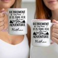 thumbnail image 3 of Customizaholic Retirement Adventure Personalized Name Mug – Custom Retirement Coffee Mug Gift for Him or Her, 3 of 5