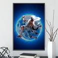 thumbnail image 3 of Póster autoadhesivo de One Piece Luffy Gear 5, papel tapiz de dibujos animados, decoración del hogar, pintura de Zoro, arte de pared de anime, sangre caliente clásica, 3 of 5