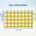 thumbnail image 2 of Yellow Checkboard A Bath Towel, Highly Absorbent towels for bathroom Quick Drying Microfiber Bath Towels for Body, Soft Shower Towels for Sport, Yoga, SPA, Gym 27x55in, 2 of 5