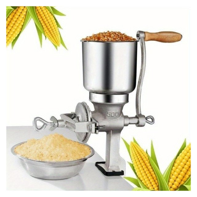 Manual Corn Grinder Flour Maker Wheat Grain Nut Mill Grinder Kitchen Tool ,Easy to Operate