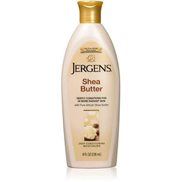 Jergens Shea Butter Deep Conditioning Moisturizing Body Lotion, 8