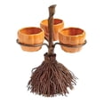 thumbnail image 2 of Soporte para cuencos de calabaza Monstrate Resina Halloween Tres tazas, 2 of 6