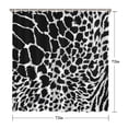 thumbnail image 5 of Unique Cheetah Pattern Shower Curtain - Quick Dry Waterproof Fabric - Rustproof Metal Grommets - Modern Tropical Animal Design, 5 of 5
