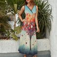 thumbnail image 3 of The Giving Tree Sleeveless Dress Woman Fashion Long Dresses Women's Summer Suit Dress 2025, 3 of 6