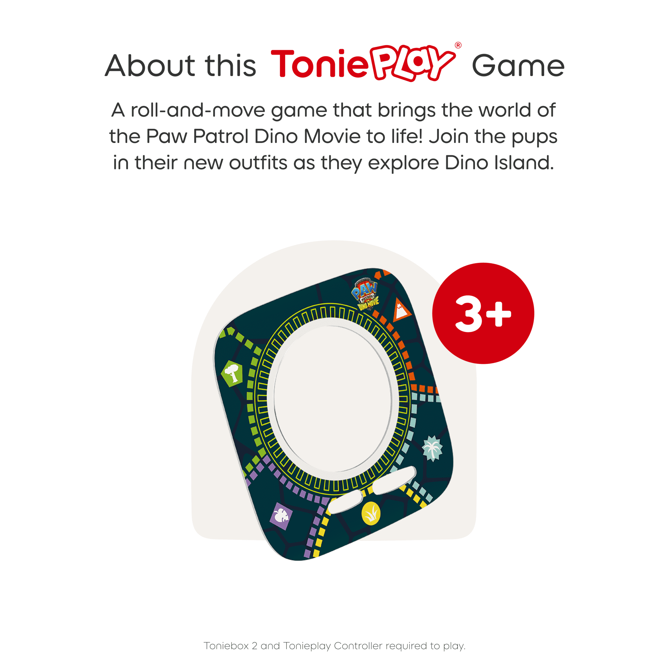 tonies PAW Patrol Dino Movie Tonieplay Game, Requires Toniebox 2 and Controller, Age Group 3+