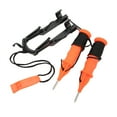 thumbnail image 4 of 2pcs Winter Ice Studs Ice Fishing Safety Studs with Emergency Whistle Fishing Gear Tool Black Rope, 4 of 5