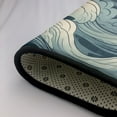 thumbnail image 6 of PUREYAH Front Door Mat Indoor Entrance, Non-Slip Washable Sea Water Funny Wave Decorative Rug Carpet for Bedroom Living Room Bathroom 72"x48", 6 of 8