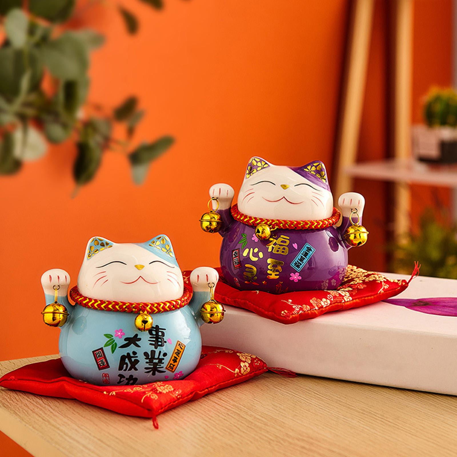 Neko Lucky Cat, with Wealth Good Luck Coming Japanese Lucky Cat, Healthy 
