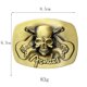 thumbnail image 2 of Cinturón con hebilla, calavera y guitarra, aleación de estilo western vintage, 2 of 2