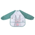 thumbnail image 2 of , Comfortable Long Sleeves Cartoon Animal Pattern  Bib  For Eating For Painting For Kids, 2 of 8