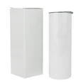 thumbnail image 6 of Aspire 20 oz. Skinny Tumbler for Heat Transfer, 30 oz. Sublimation White Straight Skinny Tumbler-White-30oz, 6 of 6