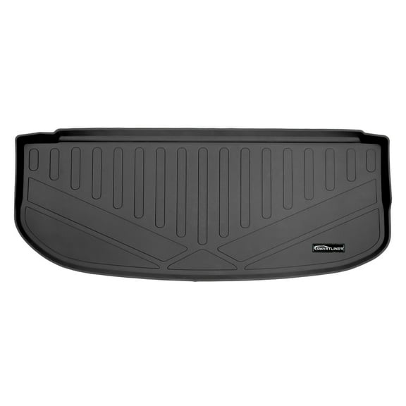 SMARTLINER All Weather Custom Cargo Trunk Liner Floor Mat Behind 3rd Row Black Compatible With 2020-2022 Hyundai Palisade
