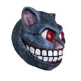 thumbnail image 2 of Máscara de látex para cosplay de Halloween con gato de Cheshire para adultos, 2 of 4