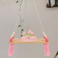 thumbnail image 3 of GOOHOCHY  Solid Wood Storage Rack Nordic Style Shelves Multifunctional, 3 of 8