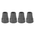 thumbnail image 2 of Tip 4pcs Rubber Cane Tip Set Professional Replacement Underarm Crutch Tip Accessory for Elderly 0.8 Inch, 2 of 7
