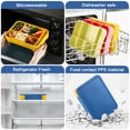 thumbnail image 2 of Contenedor de Almacenamiento de Alimentos JShteea Caja Bento Portátil para Microondas 5 Rejillas, 2 of 9