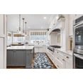 thumbnail image 3 of Ottomanson Non-Slip Hallway Runner Rug 1'10" x 7' Perfect for High Traffic Areas, Gray Triangles, 3 of 8