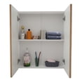 thumbnail image 4 of Botiquín con espejo Maderkit Gabinete Para BAÑO color Duna 59,8 cm Ancho x 70 cm Alto x 12,9 cm Fondo, 4 of 7