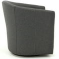 thumbnail image 4 of Fox Hill Trading Windsor Swivel Chair, Dark Gray, 4 of 5