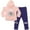 Pink/purple, variant on Bluey Polly Puppy Toddler Girls Fleece Hoodie and Leggings Outfit Set Toddler to Big Kid