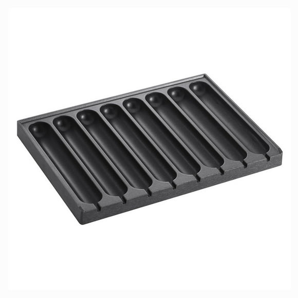 Pvdgvd The 8-Tube Sausage Machine With Non-Stick Grilling Pan Sausage Dish Perfect For Hot Dog Lovers - Ideal For Outdoor Home And Commercial Use Black