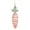 Red, variant on Wooden Easter Carrot Ornaments Set of 1, Colorful Hanging Tags with Rope for Spring Decor, Easter Tree Basket Decoration and Farmhouse Home Party Decor, Red