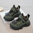 thumbnail image 2 of Zshosam Little Girl Shoes Baby Shoes Girls Walking Shoes Non-Slip Toddler Breathable Sneakers Infant Sneakers Size 2,(Green Big Kids 2), 2 of 5