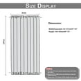 thumbnail image 2 of KBOOK 2PCS French Door Curtain Panel Rod Pocket Sheer Voile Curtains For French Doors, 25"x72", 2 of 6