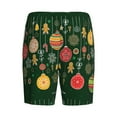 thumbnail image 5 of Easygdp Christmas Men's Short Pajama Pants, Sleep Shorts, Household Pants, Casual Pants with Pockets - X-Large, 5 of 9