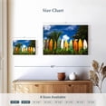thumbnail image 4 of Elephant Stock Surfboard Row Wall Art - Horizontal Canvas Wall Art - Living Room Wall Decor - Hobbies And Lifestyle Canvas - Blue And Orange Decor - 12" x 8", 4 of 8