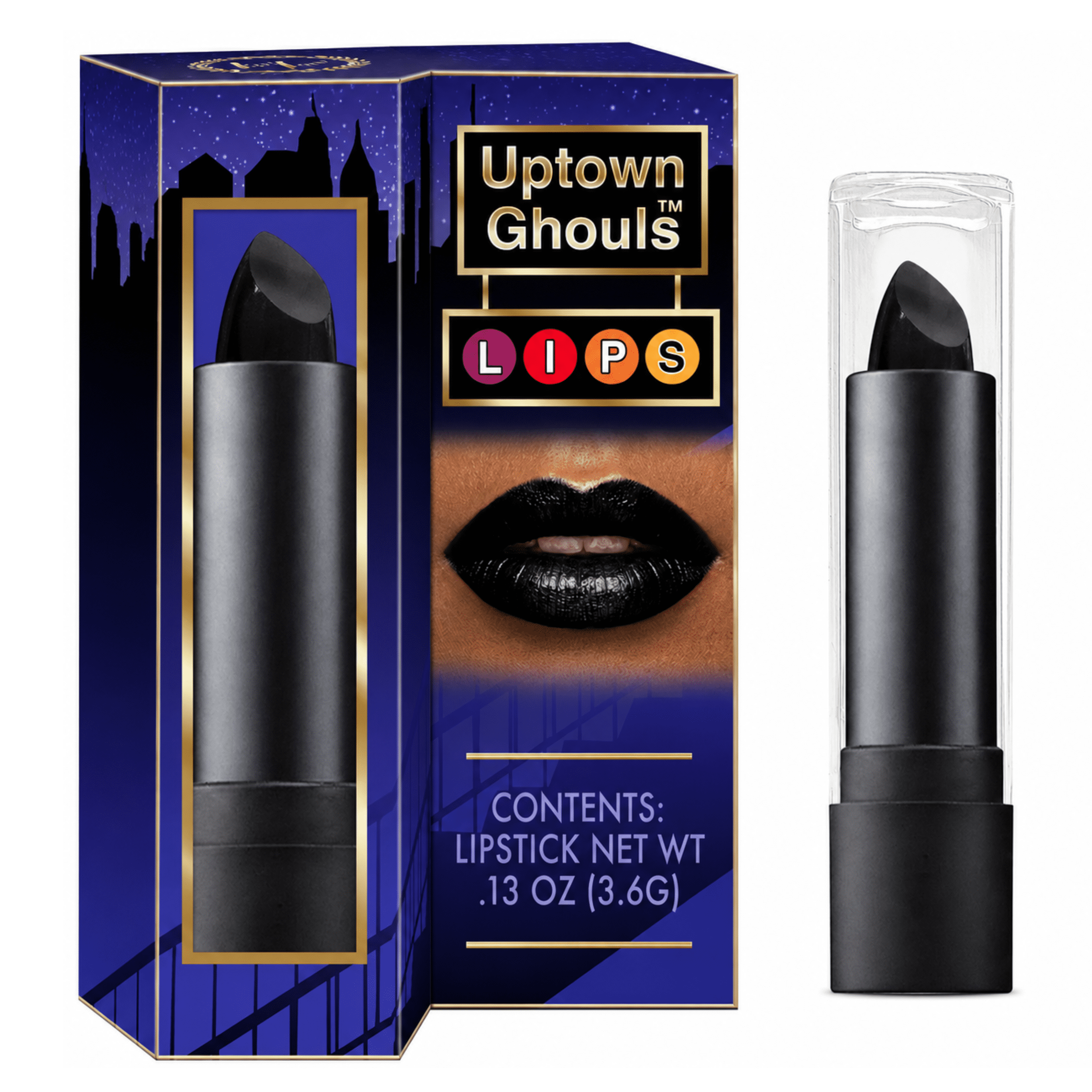 Black Lipstick from Uptown Ghouls, Halloween Makeup by Cinema Secrets