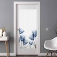thumbnail image 3 of Non-Adhesive Static Cling Window Tint, Blue Tulips Floral Window Privacy Film Frosted, Spring Farmhouse Elegant Flowers Insulated Windows Frosted Films for Living room, 35.4 x 78.7 Inches, 3 of 9
