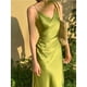 thumbnail image 3 of 2023 Nuevo vestido ajustado de verano para mujer con tirantes finos, escote en V y frutas verdes, sexy, para discoteca, 3 of 5