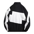 thumbnail image 4 of YUGYXL Casual Fashion Jackets for Men Baggy Baseball Jacket Mock Neck Coats Long Sleeve Coat Black Jacket, 4 of 6