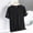 Black, variant on Zylanna Men's Casual T-Shirts, Crew Neck Short Sleeve Fashion Solid Color Shirts for Men Tee Black Size 4XL