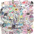 thumbnail image 1 of Juego de 156 pegatinas bonitas, pegatinas para portátiles y botellas de agua para adolescentes, niñas y mujeres, pegatinas de vinilo impermeables, 1 of 5
