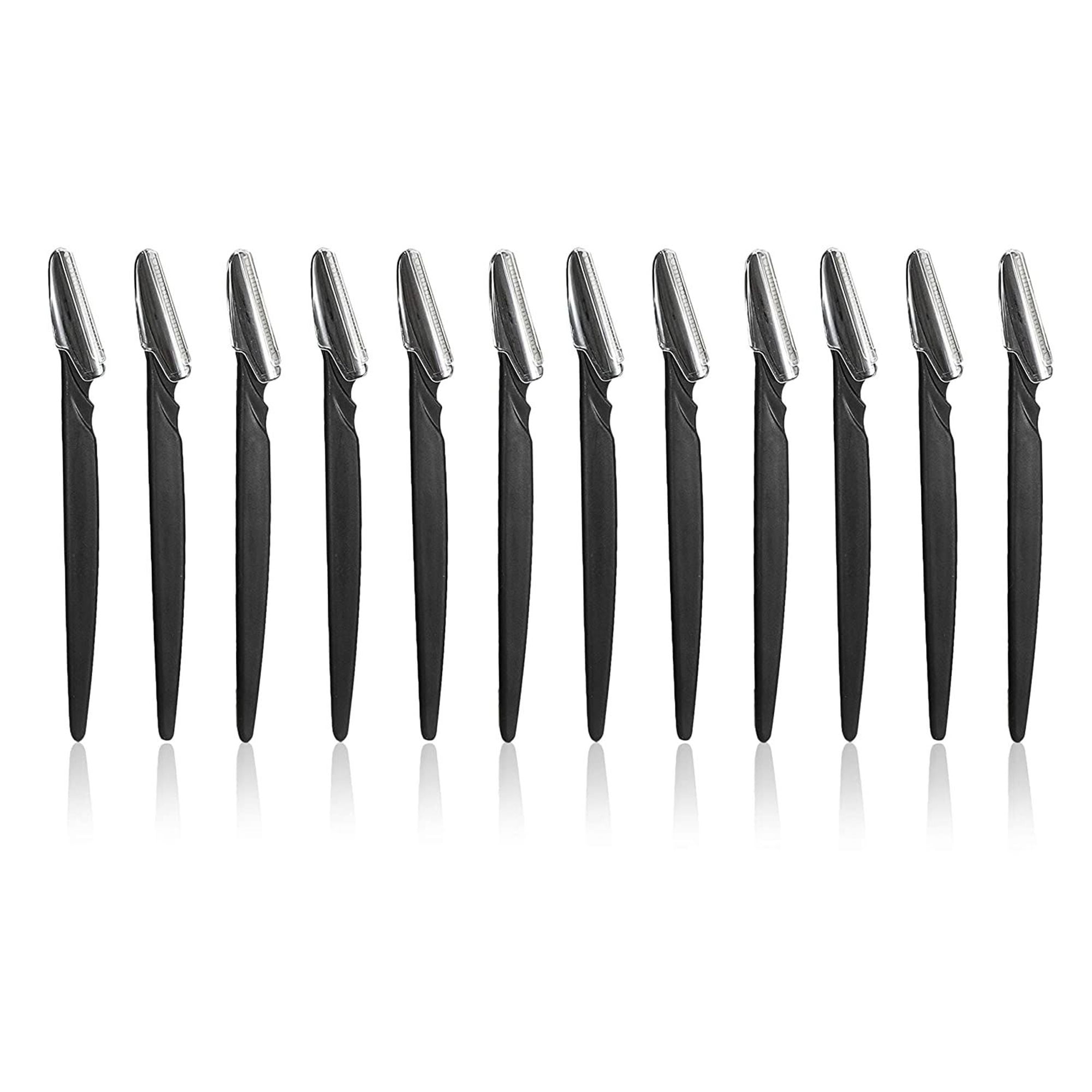 12 Pcs Men's Touch Up Razors for Beard & Mustache Grooming, Eyebrow